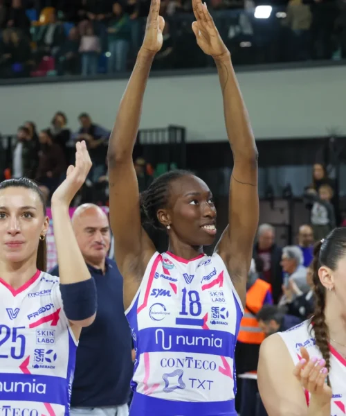 Rebecca Piva non si arrende nonostante il 2-0 per Conegliano