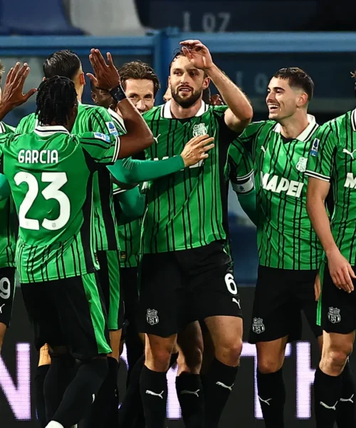 Sassuolo, colpaccio in 10 contro l’Atalanta
