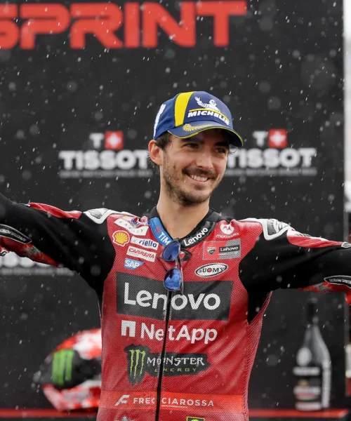 Ducati, Pecco Bagnaia: “Avere c..lo non è così male”