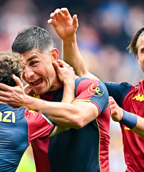 Il Genoa piega il Sassuolo, rissa nel tunnel degli spogliatoi: due espulsi