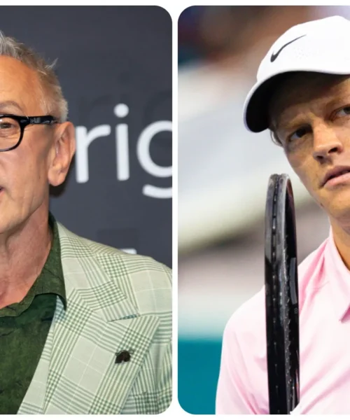 Bruno Barbieri infastidito durante il match di Jannik Sinner: “Gli ho detto di smetterla”