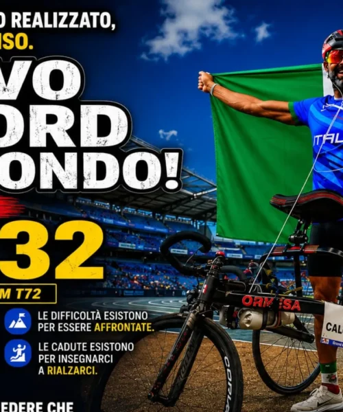 Carlo Calcagni: nuovo strepitoso record del mondo