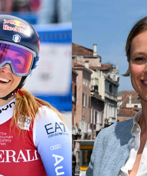 Sofia Goggia-Federica Pellegrini: incontro da sogno da Fabio Fazio