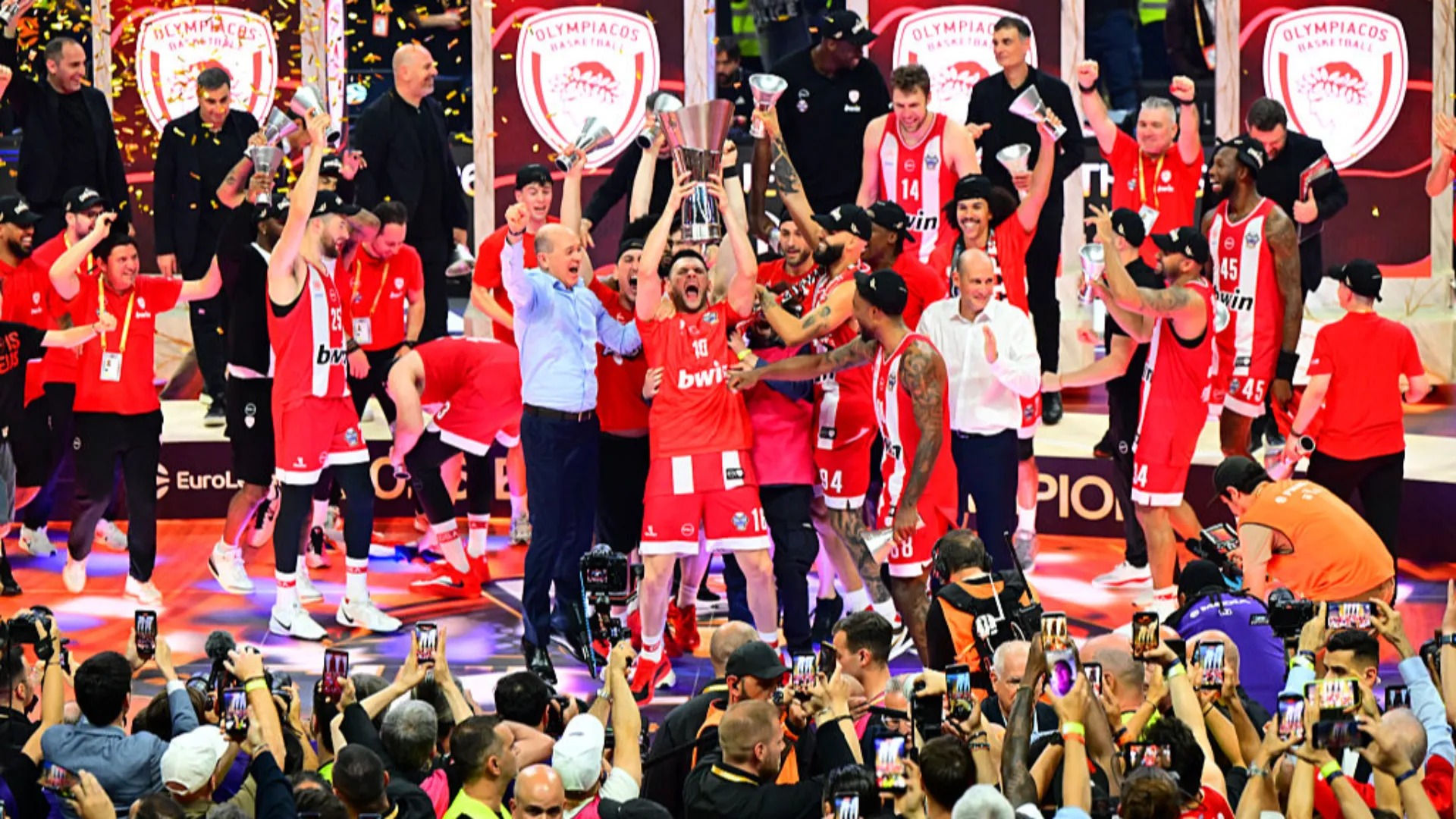 Olympiacos, trionfo finale in Eurolega: ko il Real Madrid di Scariolo