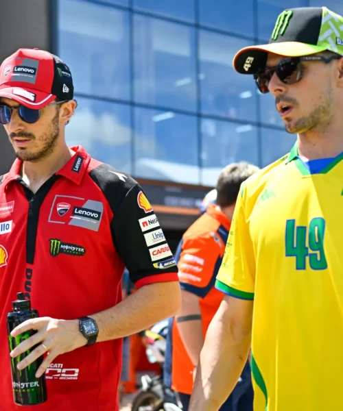 Pecco Bagnaia si vede ancora dietro Fabio Di Giannantonio: “Siamo realisti”