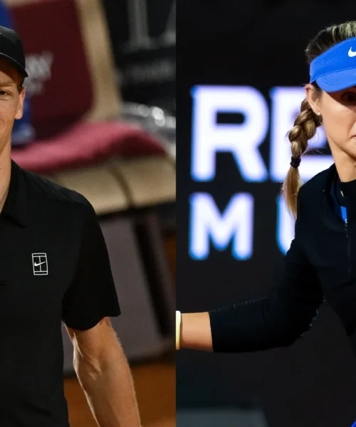 Jannik Sinner-Anna Kalinskaya: incontro fortuito al Foro Italico