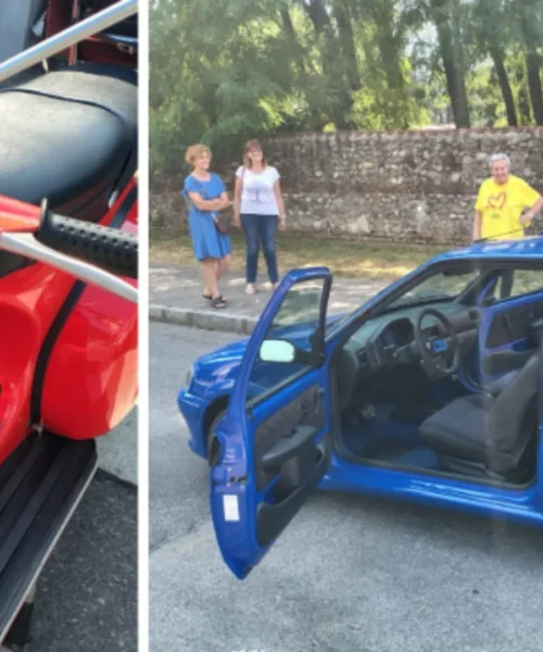 Lele Forever ha portato auto e Vespe storiche in parata a Villasanta: che meraviglia!