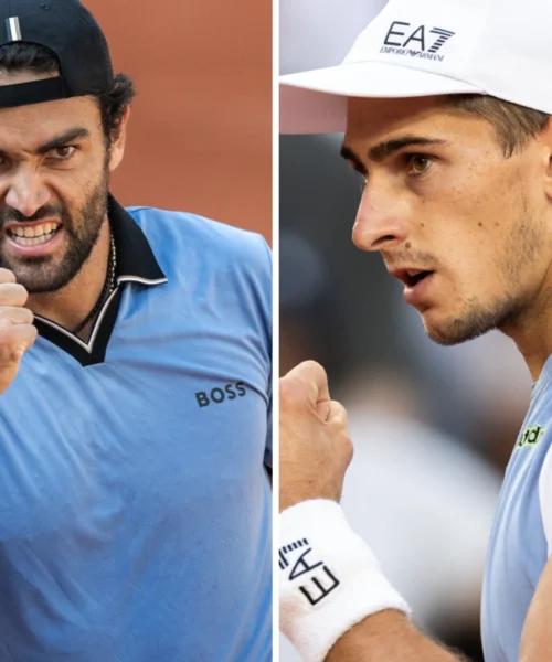 Quando giocano Matteo Berrettini e Matteo Arnaldi ai quarti del Roland Garros