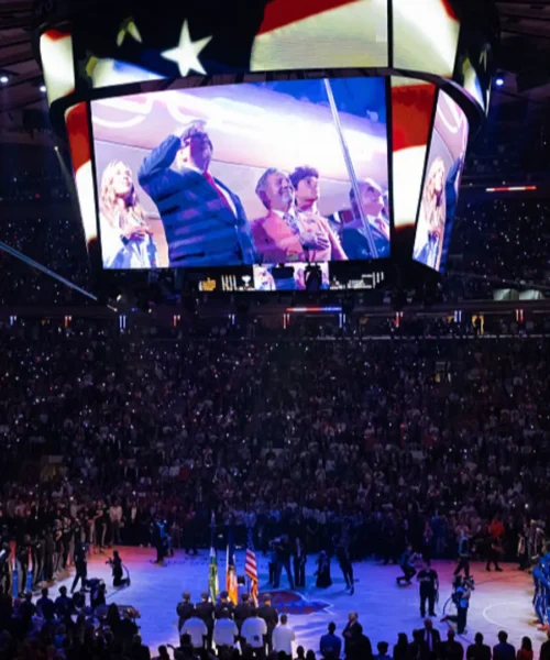 Nba Finals, New York Knicks ko davanti a Donald Trump (contestato)