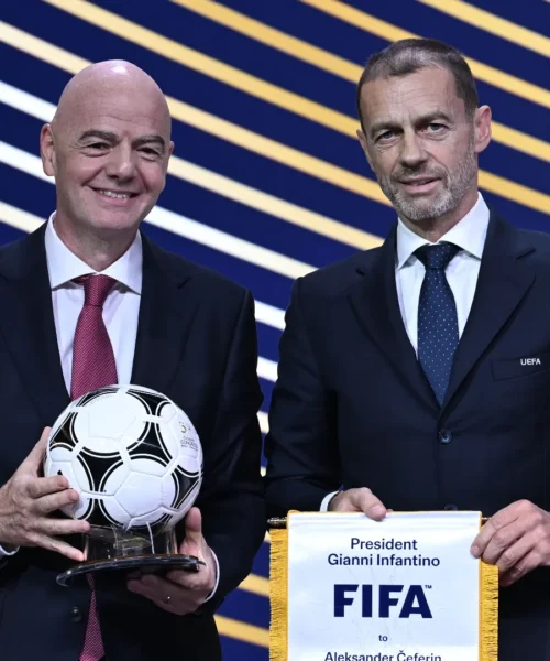 Scisma nel calcio, l’Uefa risponde alle minacce di Infantino: “Le nazionali europee non parteciperanno ai Mondiali”