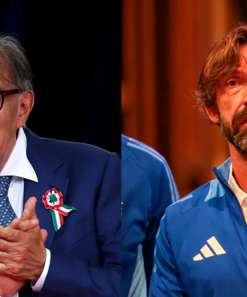 CT Italia, La Russa stronca Pirlo: “Che Dio ce la mandi buona”. Abodi critico, polemiche sullo sponsor russo