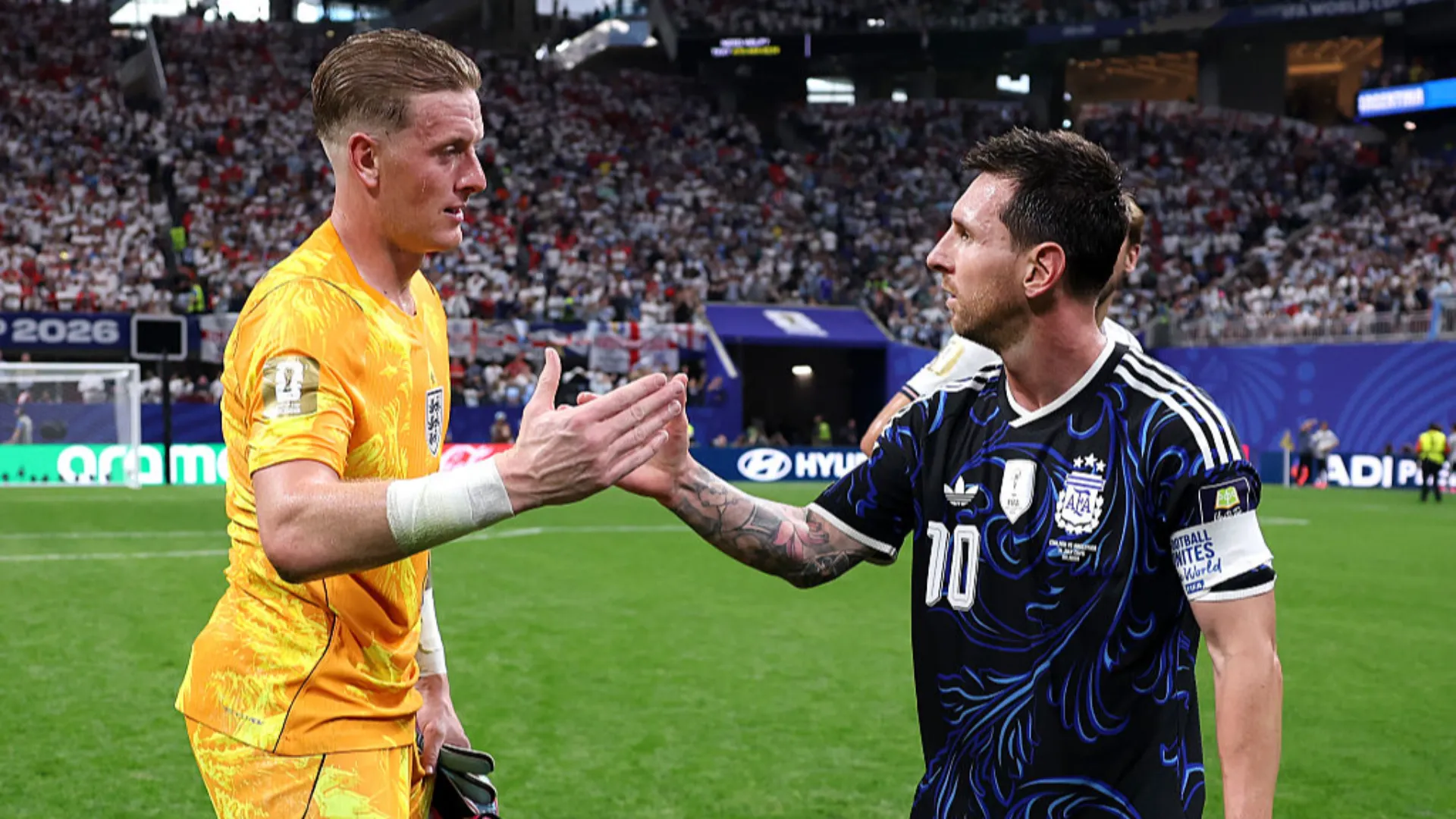 Mondiali 2026, borraccia di Pickford virale: Messi e compagni se la ridono