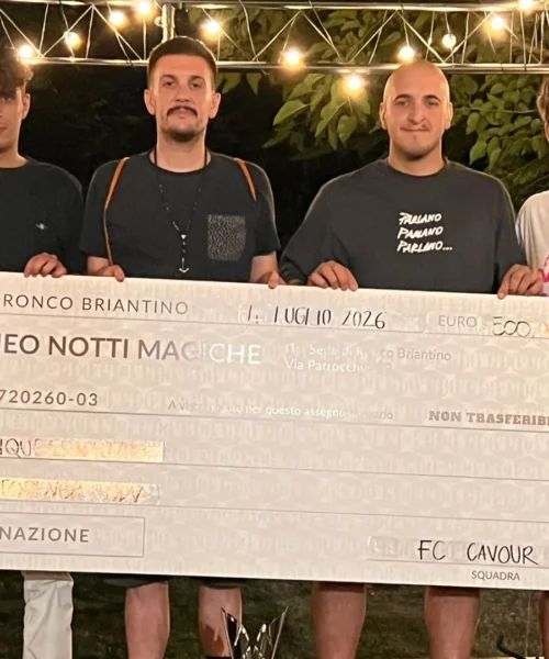 Le Notti Magiche del Real Villasanta si concludono con un grande gesto
