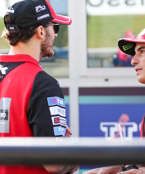 Marc Marquez e Pecco Bagnaia, il Sachsenring racconta i due volti opposti della Ducati