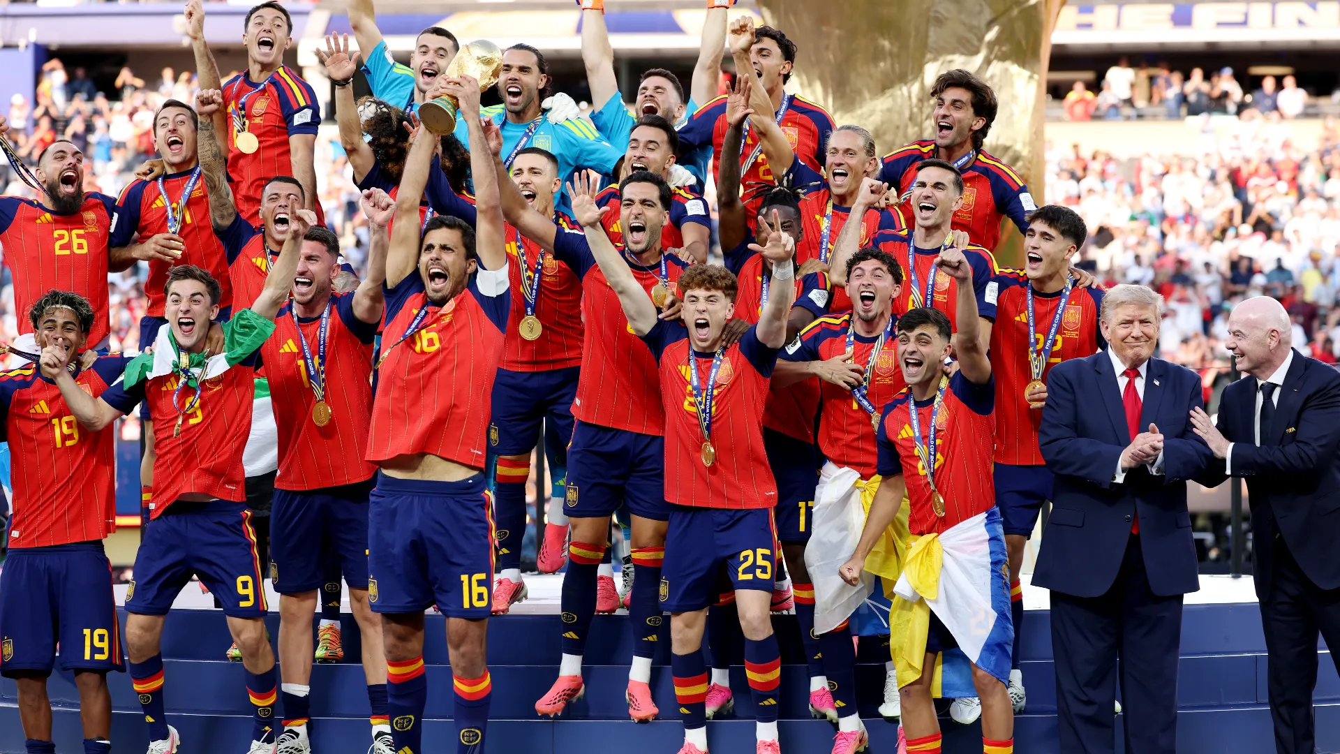 Mondiali 2026, Spagna campione: la presenza di Donald Trump crea qualche imbarazzo