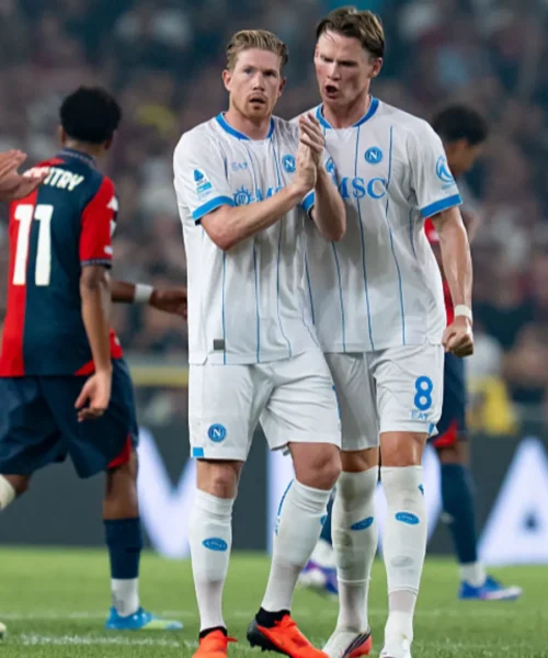 Napoli, debutto col fiatone: De Bruyne e Vergara puniscono il Genoa