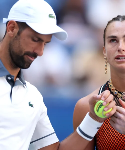 Novak Djokovic e Aryna Sabalenka, dai sorrisi all’amarezza in meno di un’ora