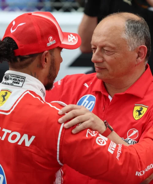F1, Ferrari: Lewis Hamilton contro Frederic Vasseur? Parla il pilota
