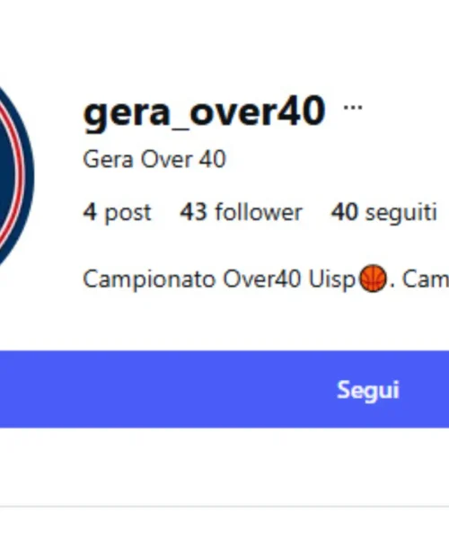 La Gerardiana Over 40 di Monza risorge anche sui social