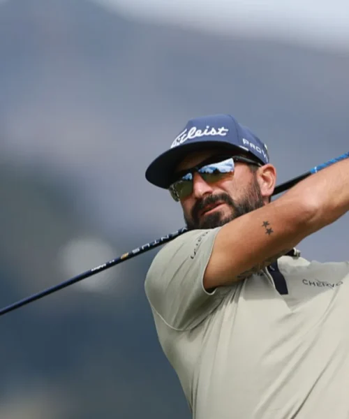 Francesco Laporta ai piedi del podio all’Omega European Masters