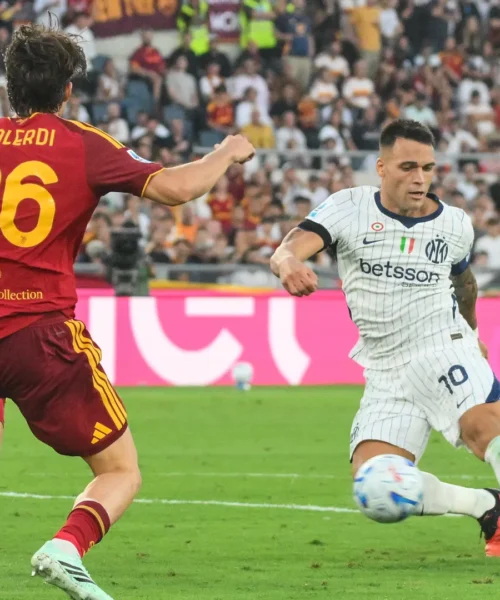 Spettacolare pareggio tra Roma e Inter: Lautaro Martinez salva i nerazzurri all’Olimpico