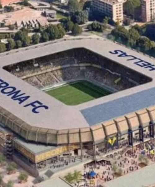 Hellas Verona, presentato in Comune il progetto del nuovo stadio