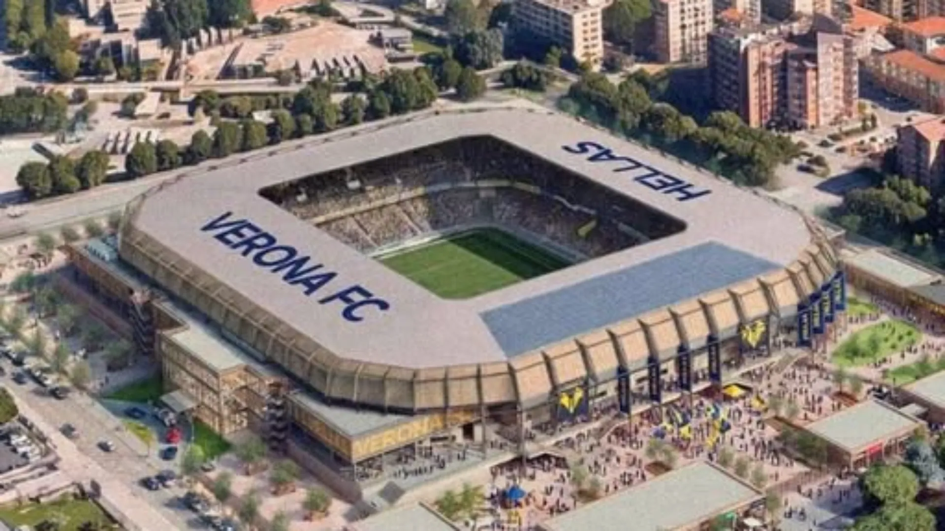 Hellas Verona, presentato in Comune il progetto del nuovo stadio