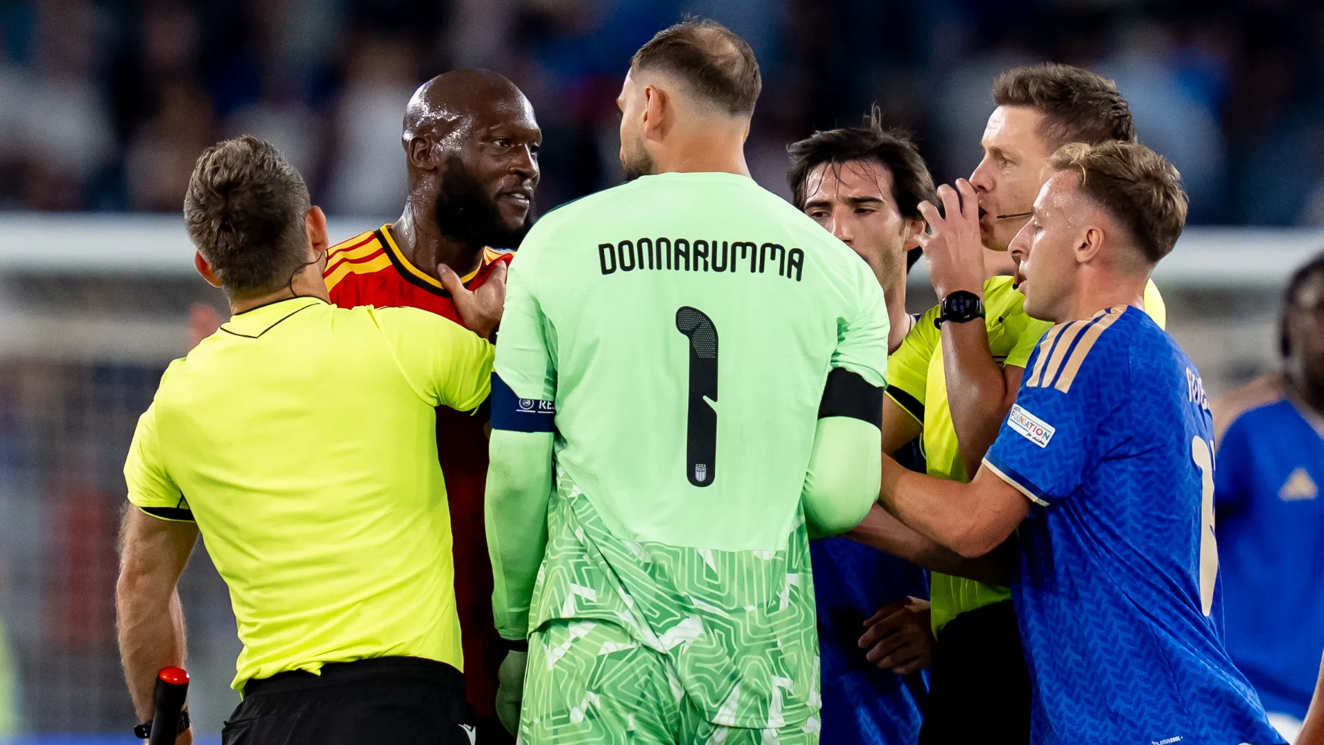 Italia-Belgio, ci mancava la rissa: che cosa è successo tra Donnarumma e Lukaku