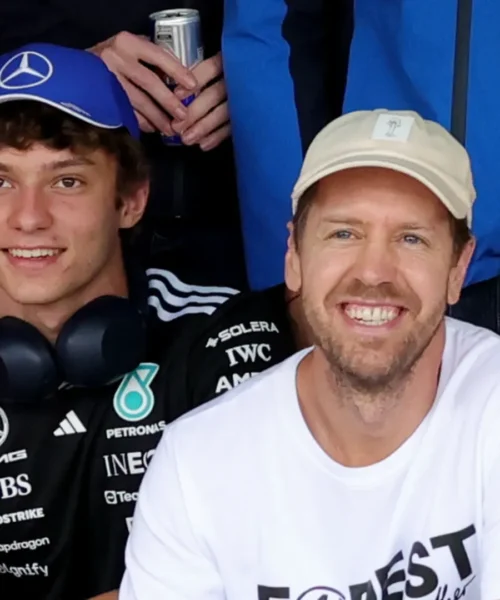 Sebastian Vettel non si frena su Kimi Antonelli