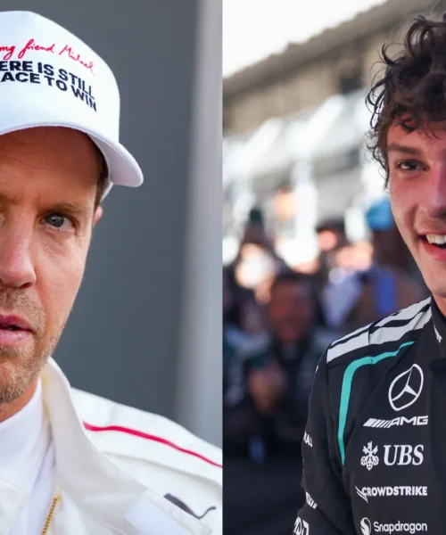 Sebastian Vettel, splendido messaggio a Kimi Antonelli