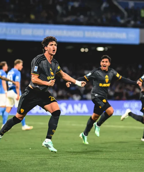 Napoli e Roma danno spettacolo, la doppietta di Balerdi vale il 3-3