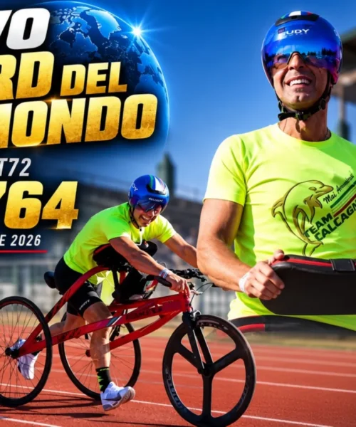 Carlo Calcagni, tre vittorie assolute e un nuovo record del mondo