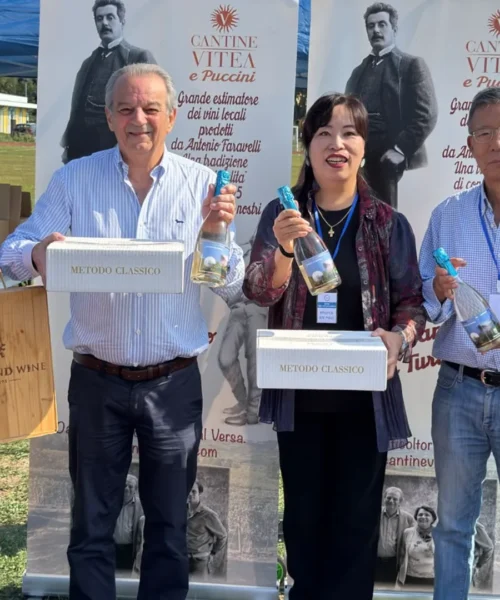 Coreani incantati dai vini di Cantine Vitea, Antonio Faravelli ipotizza trasferta in Asia
