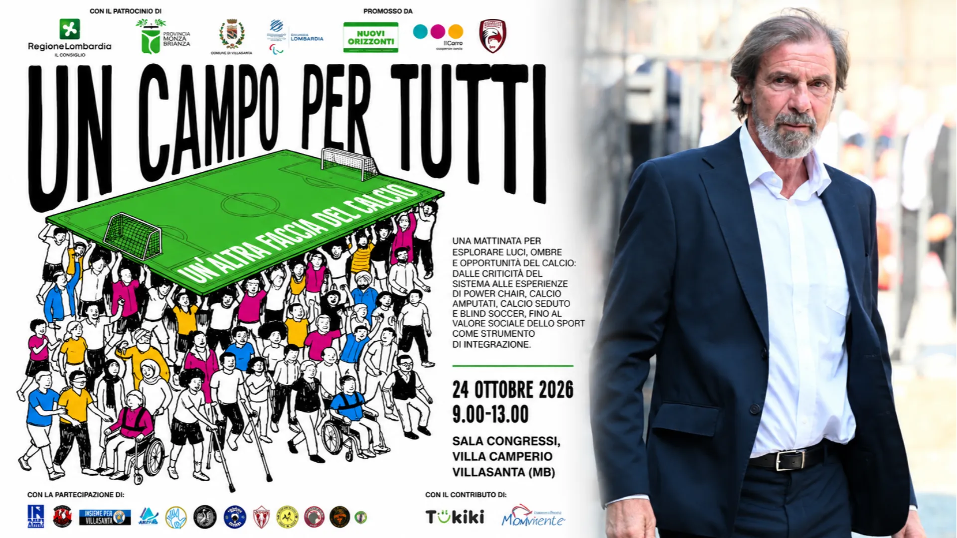 A Villasanta si parla di calcio come strumento di inclusione. Filippo Galli tra i relatori