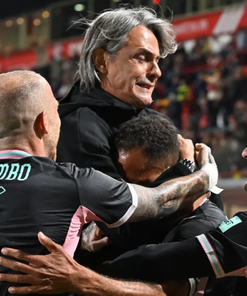 Serie B: il Palermo di Pippo Inzaghi allunga, ok Pisa e Carrarese