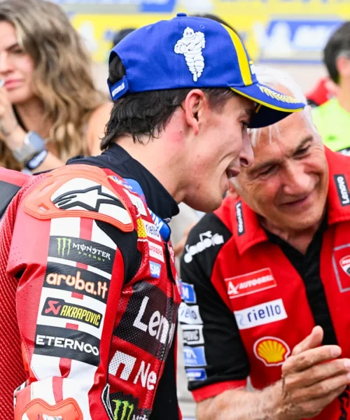 Marc Marquez, Tardozzi spavaldo sugli ordini di scuderia Aprilia