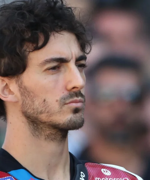 Ducati, per Pecco Bagnaia piove sul bagnato