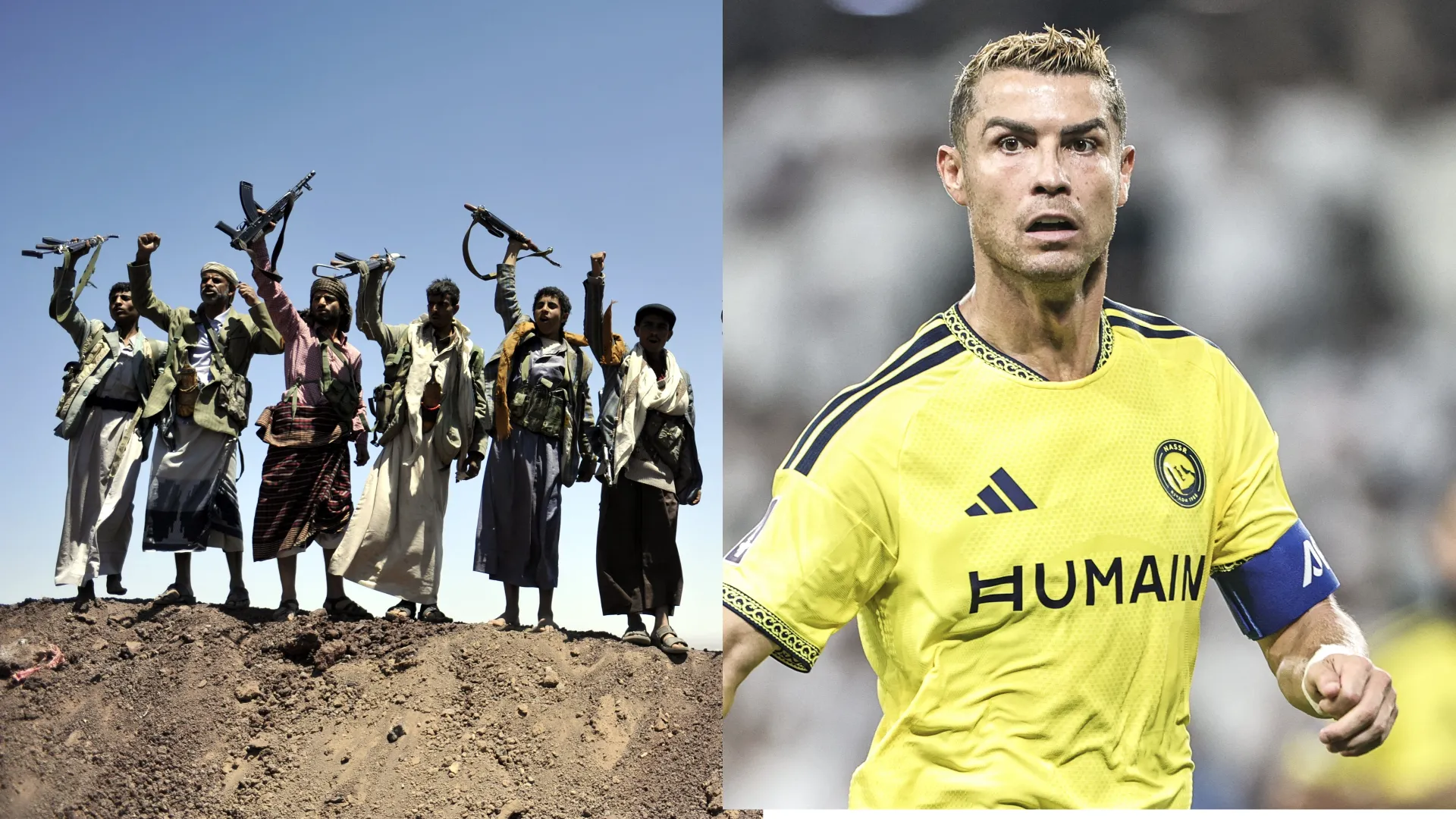 Gli houthi attaccano, in forte dubbio la partita di Cristiano Ronaldo