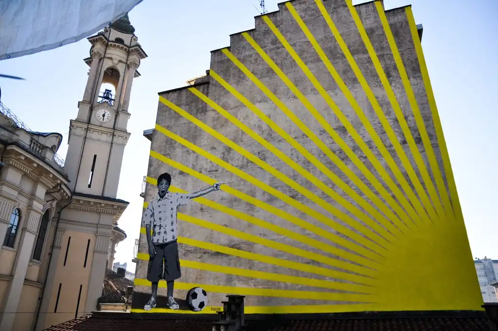 Nascosto dentro Torino c’è un ‘paesino’ pieno di murales: Borgo Campidoglio, il quartiere della street art