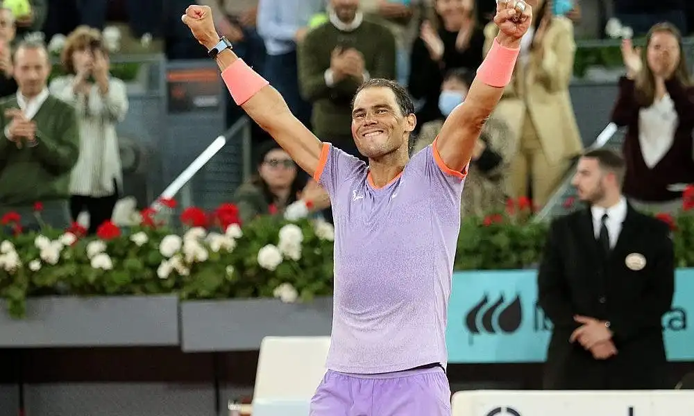 ATP Madrid: Nadal batte un emozionato Cachin dopo 3 ore